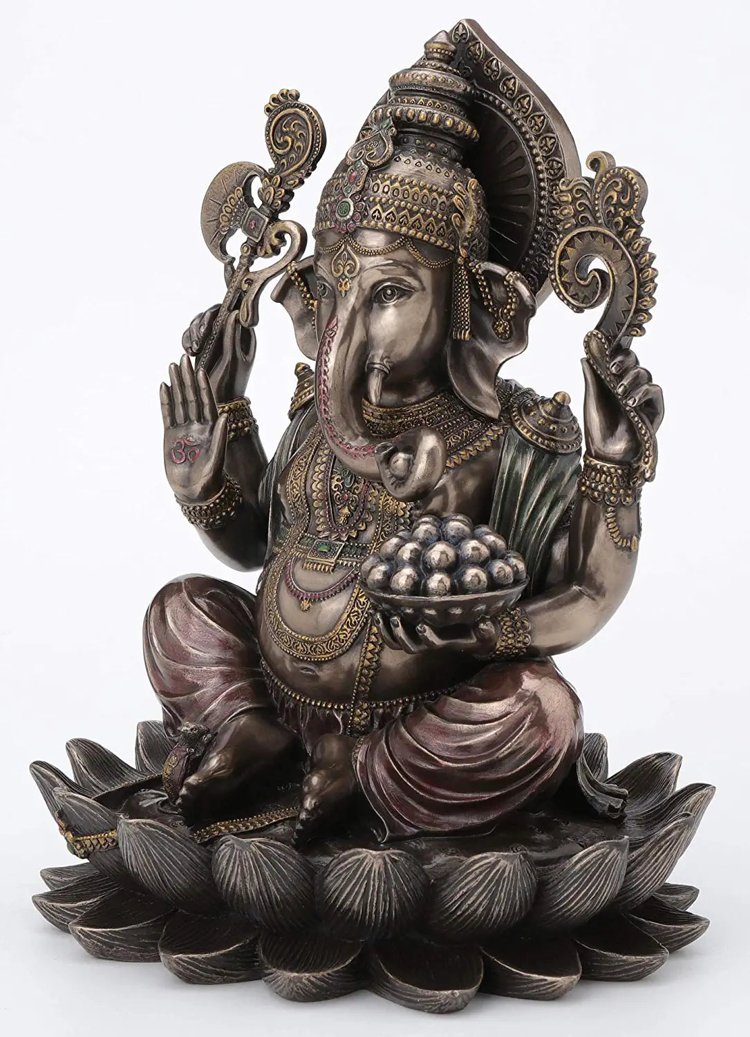 God Lord Ganesha Sitting On Lotus