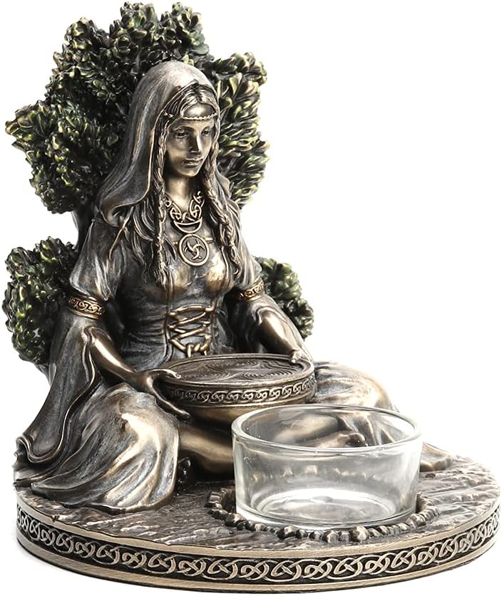 Celtic Goddess Danu Tealight Candle Holder