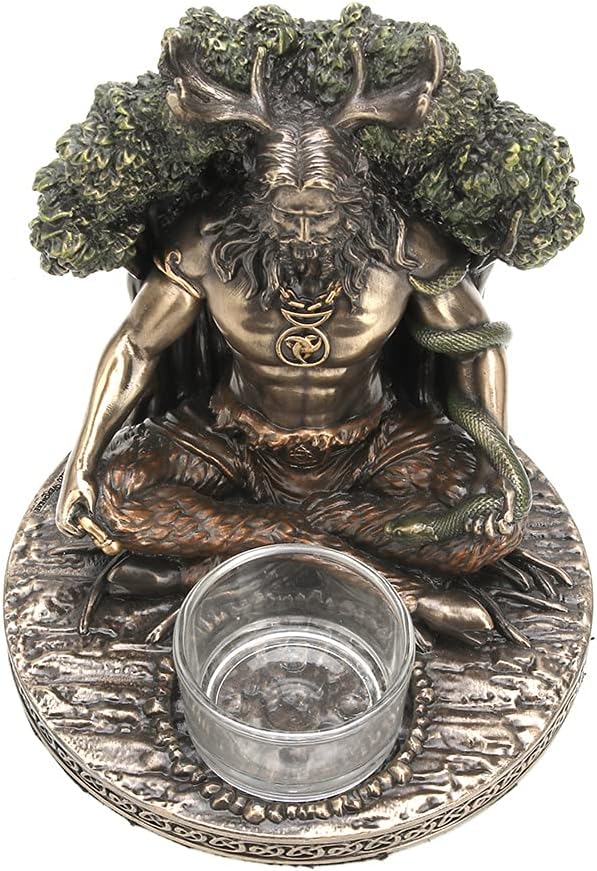 Celtic God Cernunnos Tealight Candle Holder