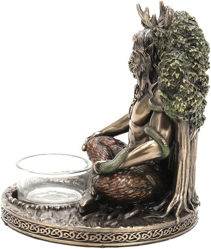 Celtic God Cernunnos Tealight Candle Holder