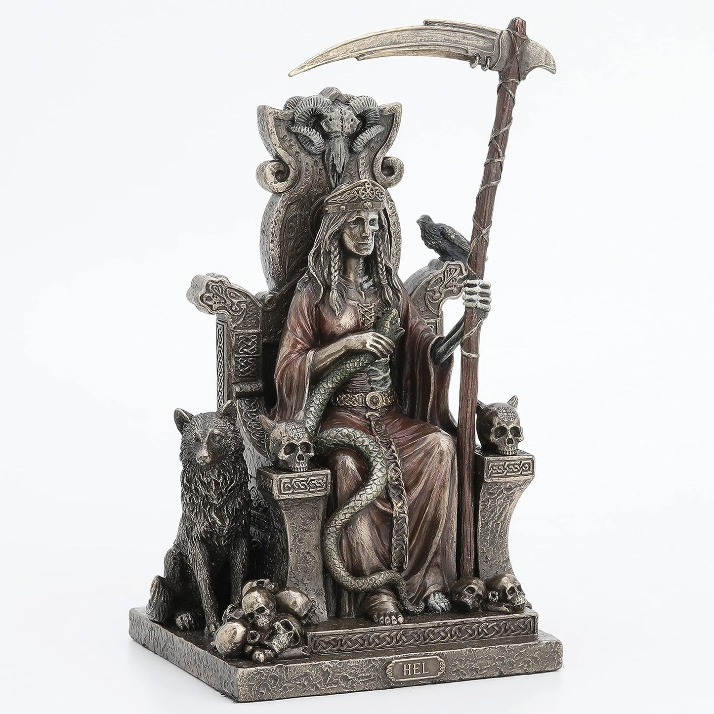 Hel Sitting On Throne Norse Goddess Of Death