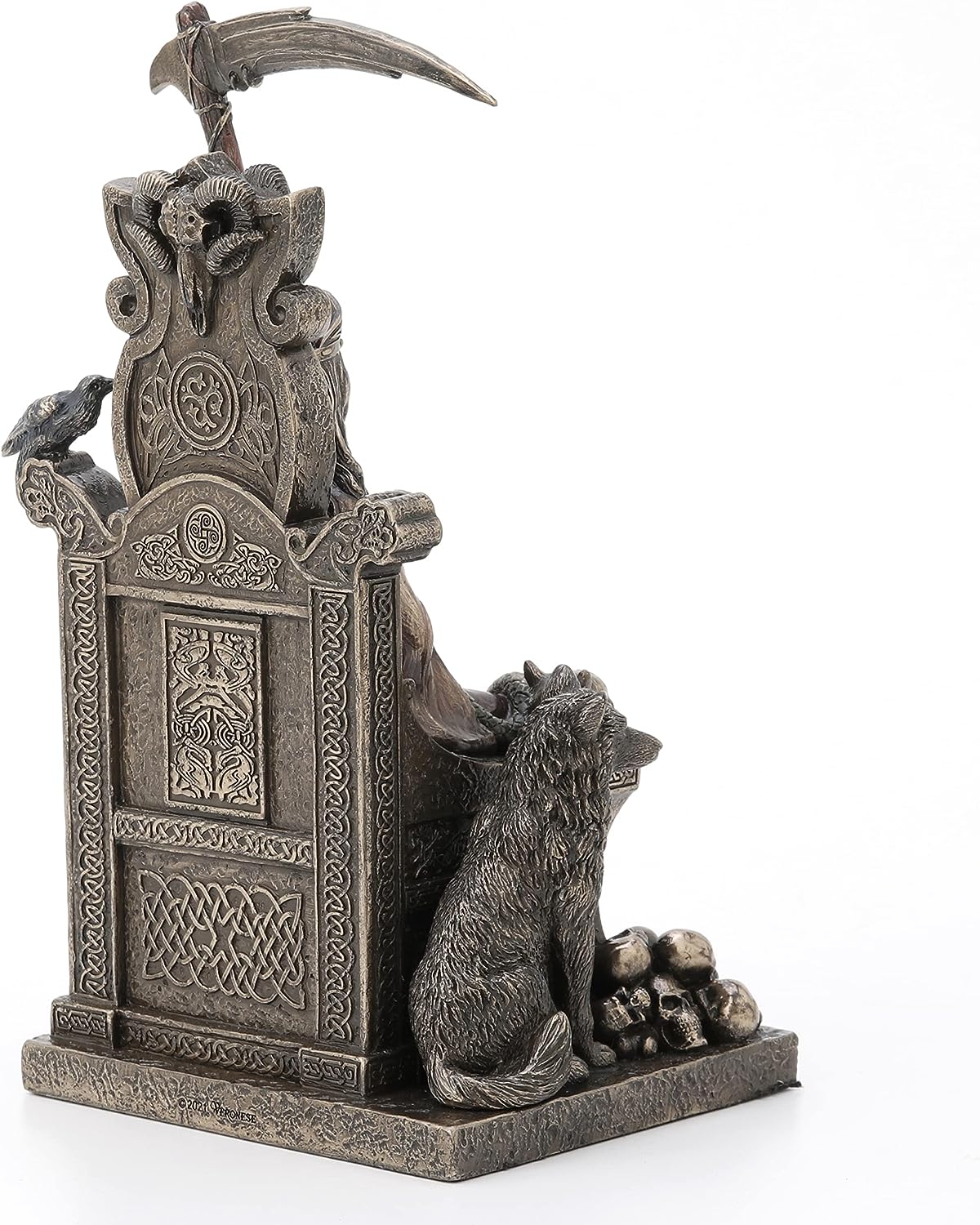 Hel Sitting On Throne Norse Goddess Of Death