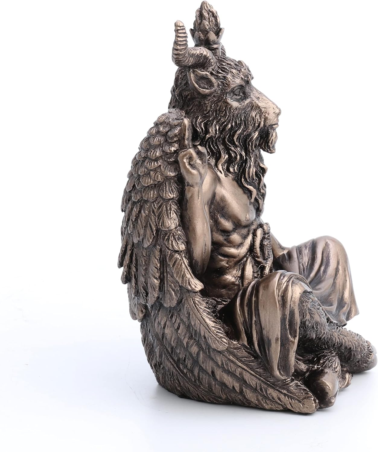 Baphomet Sitting Meditation Pose Statue