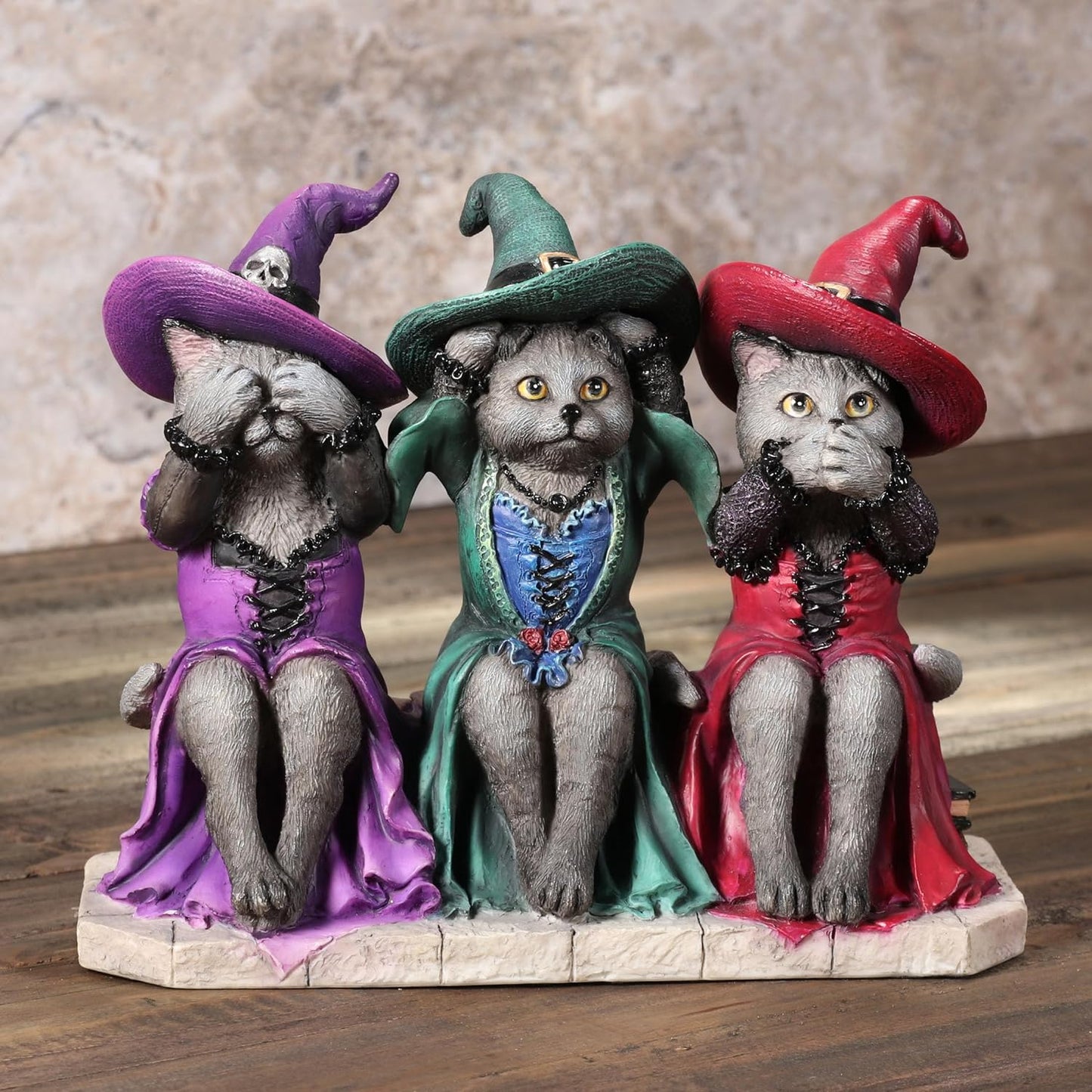 See No Evil Hear No Evil Speak No Evil Witch Cats