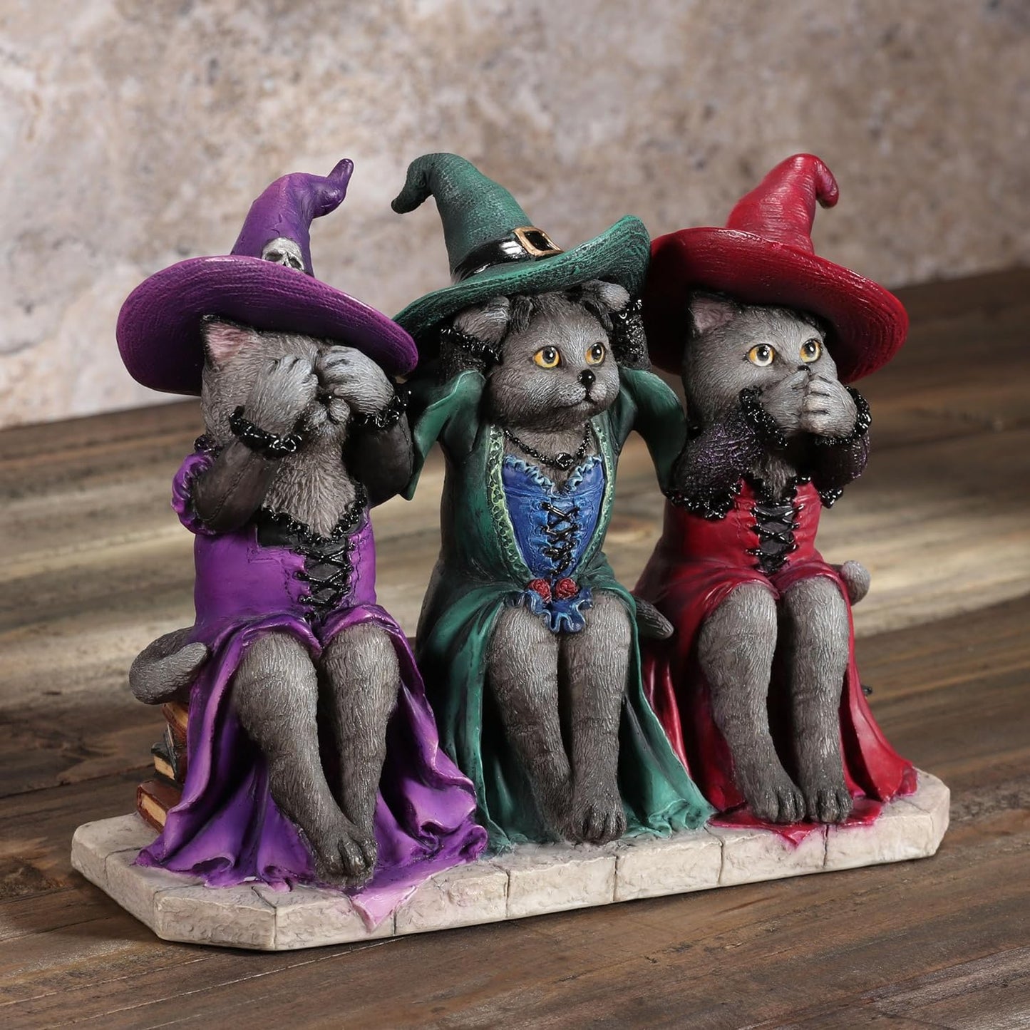 See No Evil Hear No Evil Speak No Evil Witch Cats