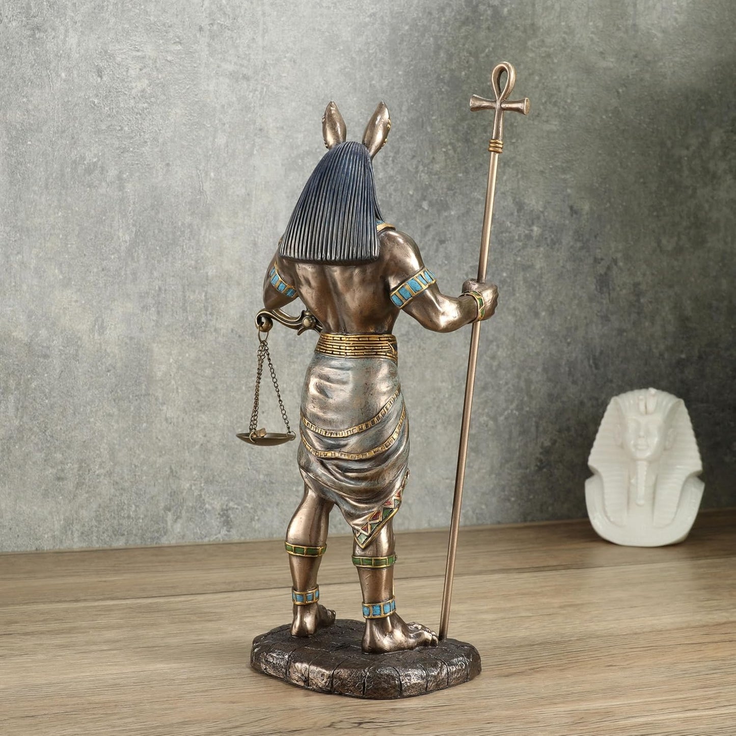 Anubis Holding Ankh And Scale