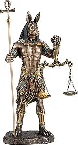 Anubis Holding Ankh And Scale