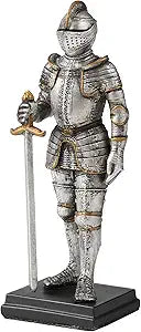 Medieval Knight Armor Sword Stance