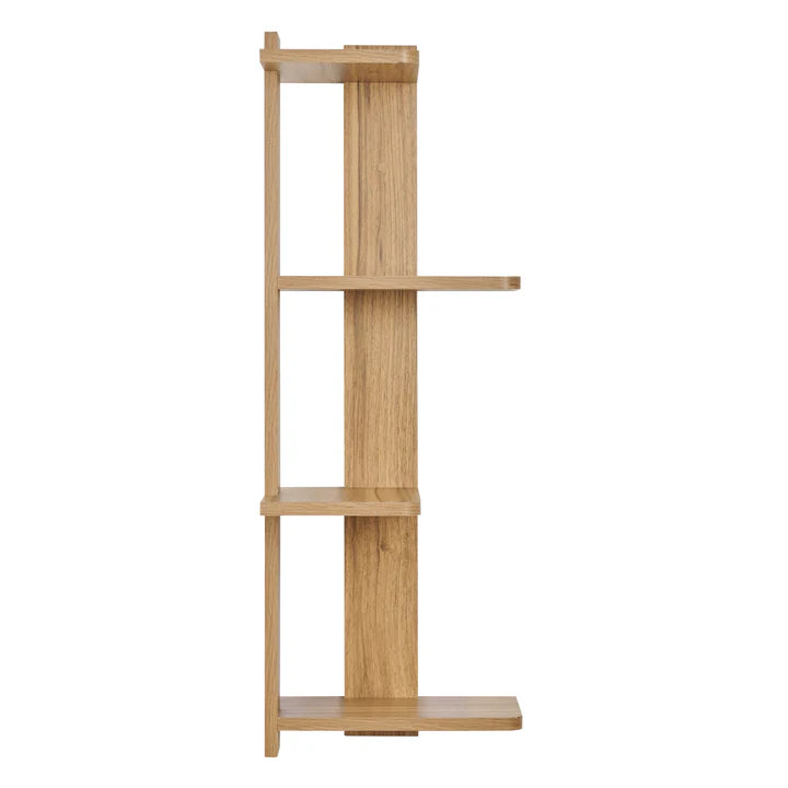 Alvar Corner 4-Tier Floating Ledge Column Wall Shelf