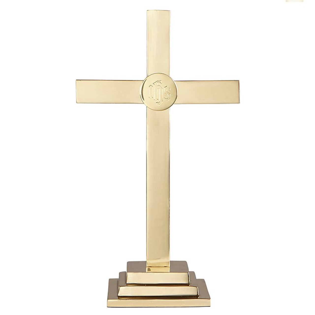 Classic Altar Cross With IHS Emblem
