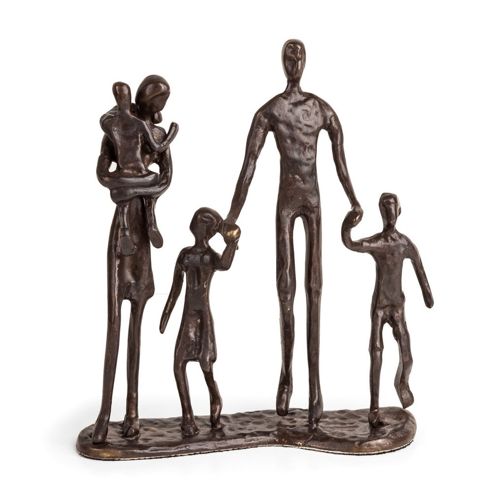 Five Sand Casted Metal Sculpture in a Beautiful Bronze Finish