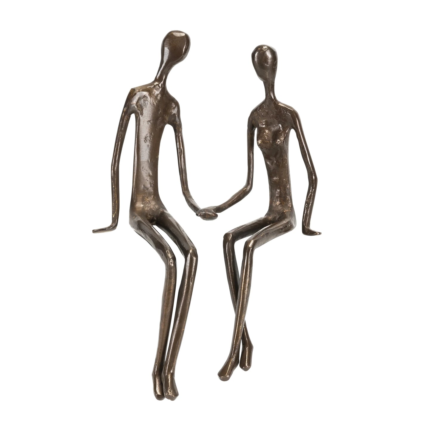 Danya B. Sitting Couple Cast Bronze