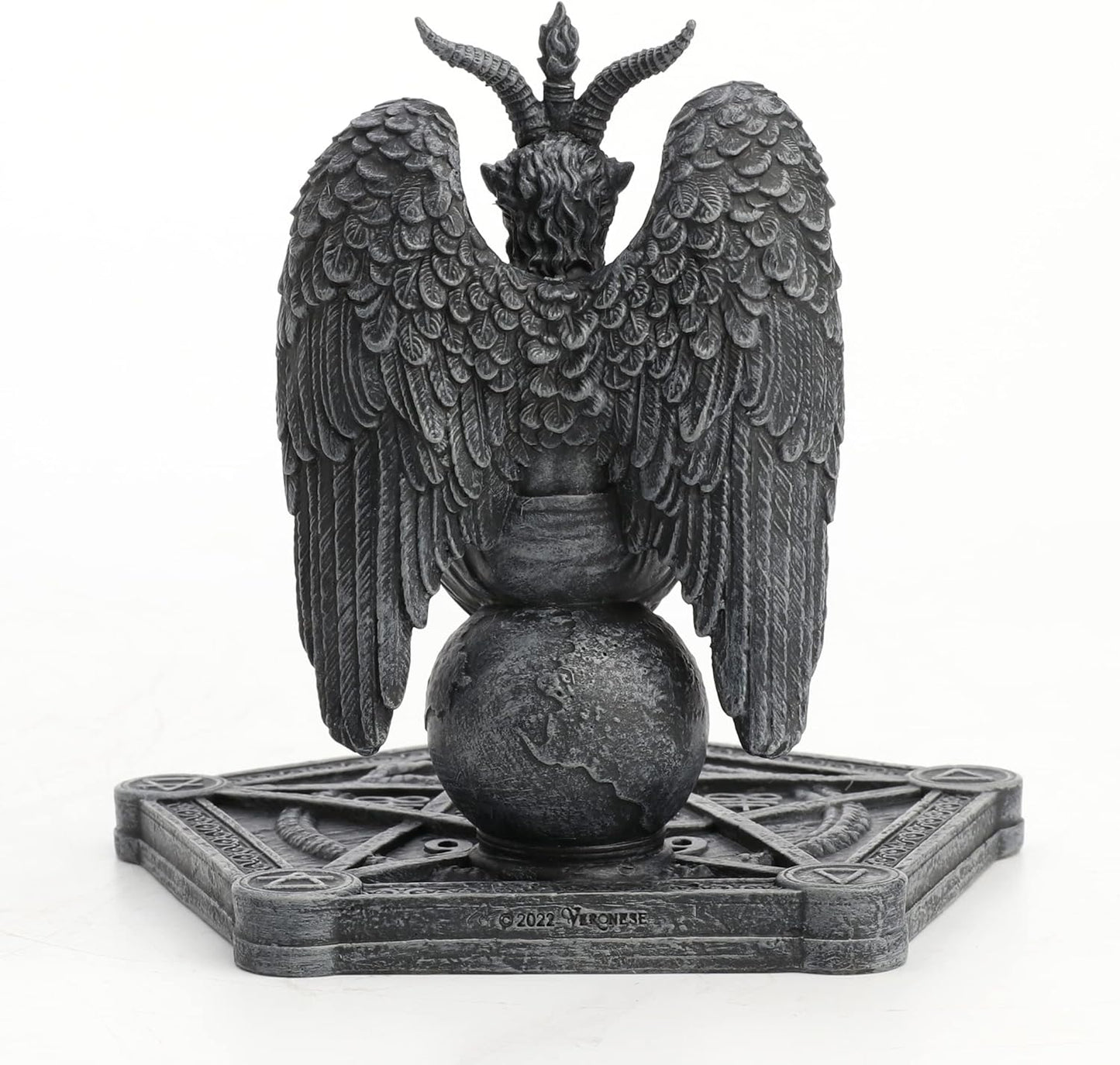 Baphomet Incense Stick Burner Pentagram Base