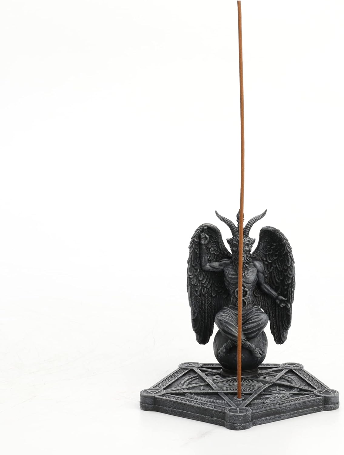 Baphomet Incense Stick Burner Pentagram Base