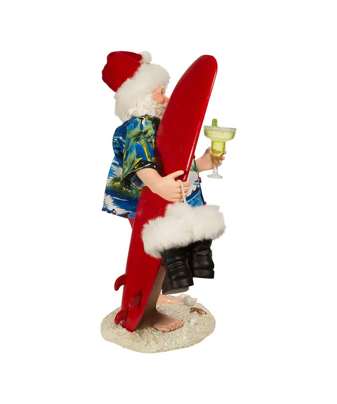 11" Fabriché Beach Santa With Surfboard