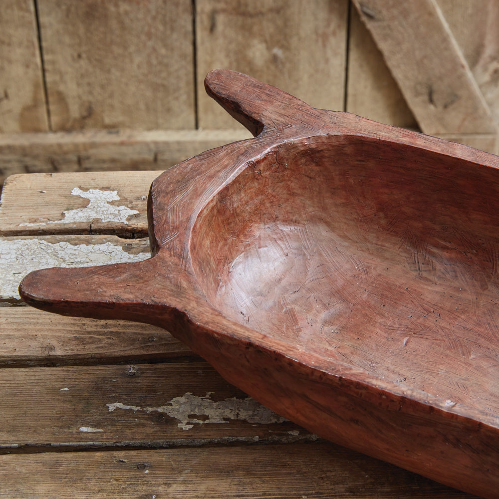 Primitive Trencher Bowl with Handles