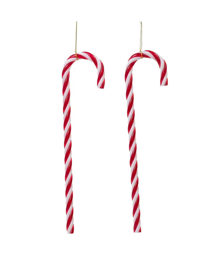 7-Inch Candy Cane Christmas Ornament Set Of 12
