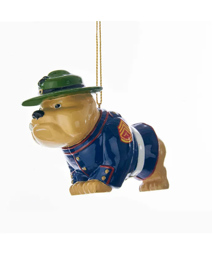 U.S. Marine Corps Resin Bulldog Ornament