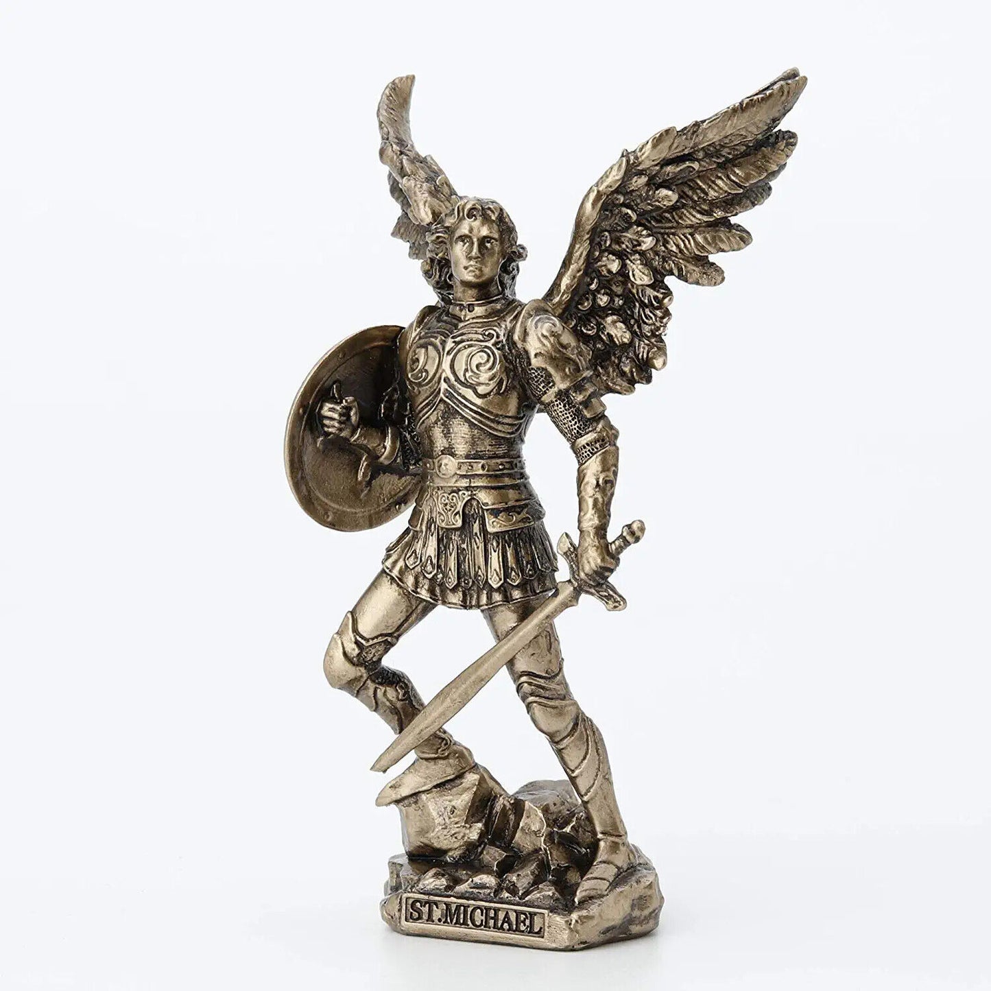 Archangel Saint Michael Bronze Statue