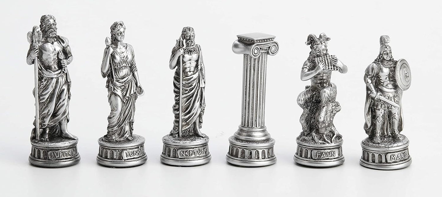 Greek Roman Pantheon Chessman Set