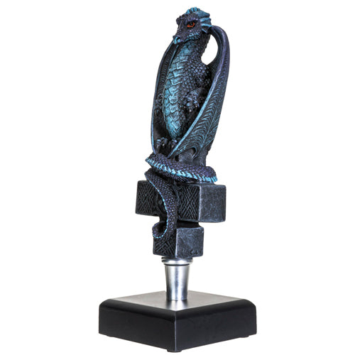 Fantasy Dragon On Celtic Cross Beer Tap Handle