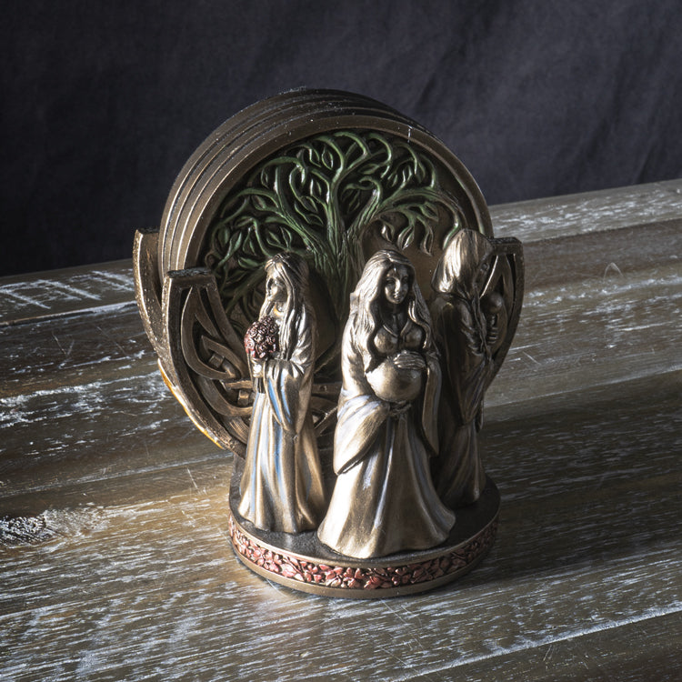 Mother Maiden Crone Coasters Set