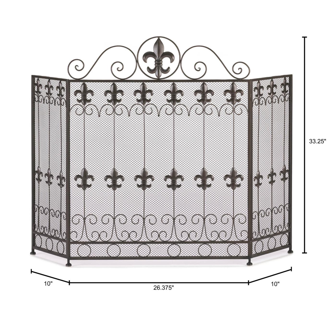 French Revival Fireplace Screen