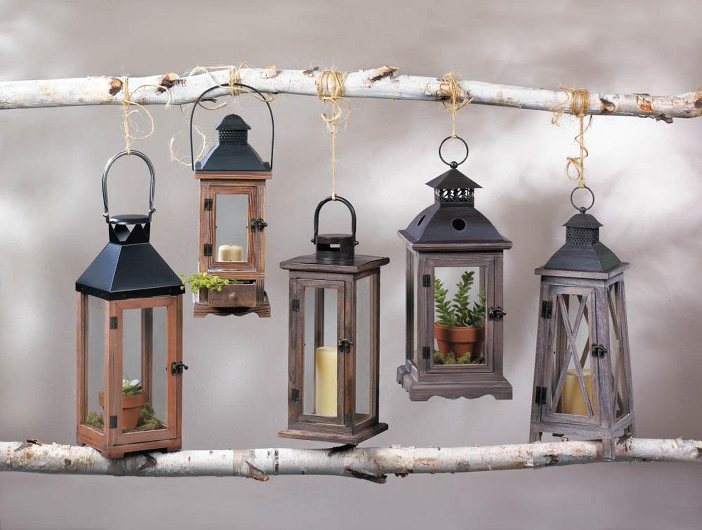 Large Monticello Candle Lantern