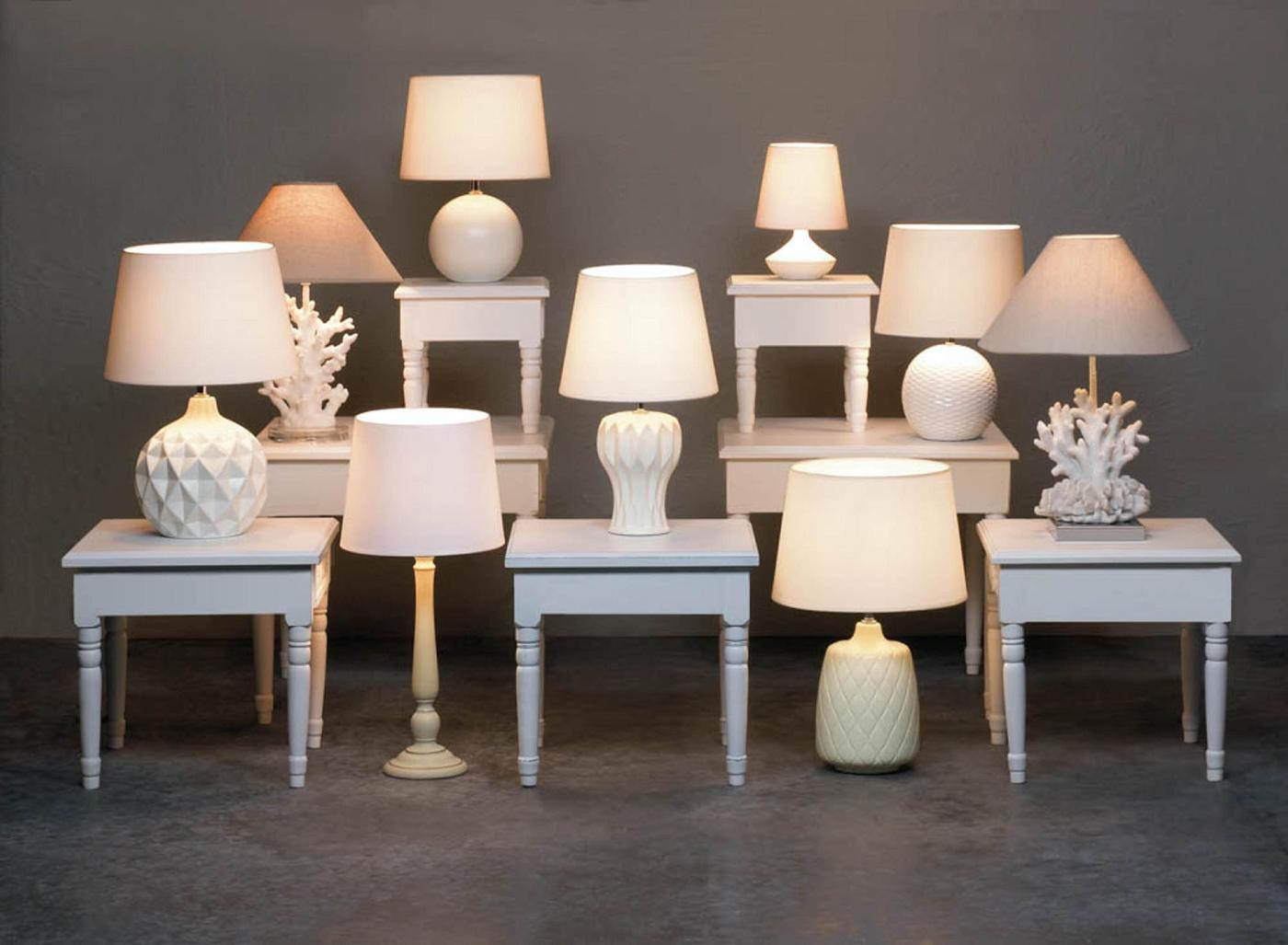 White Coral Table Lamp