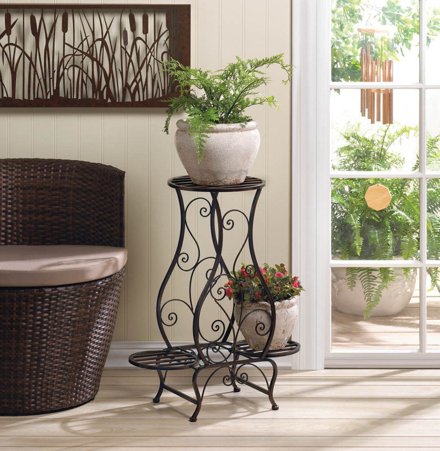 Hourglass Triple Plant Stand