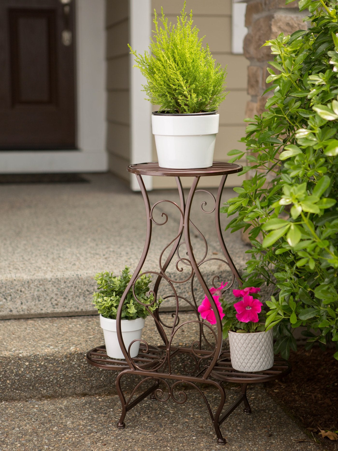 Hourglass Triple Plant Stand
