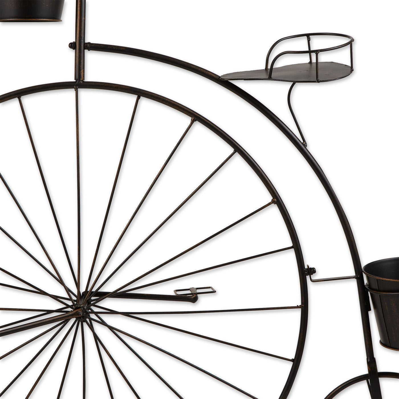 Old-Fashioned Bicycle Plant Stand