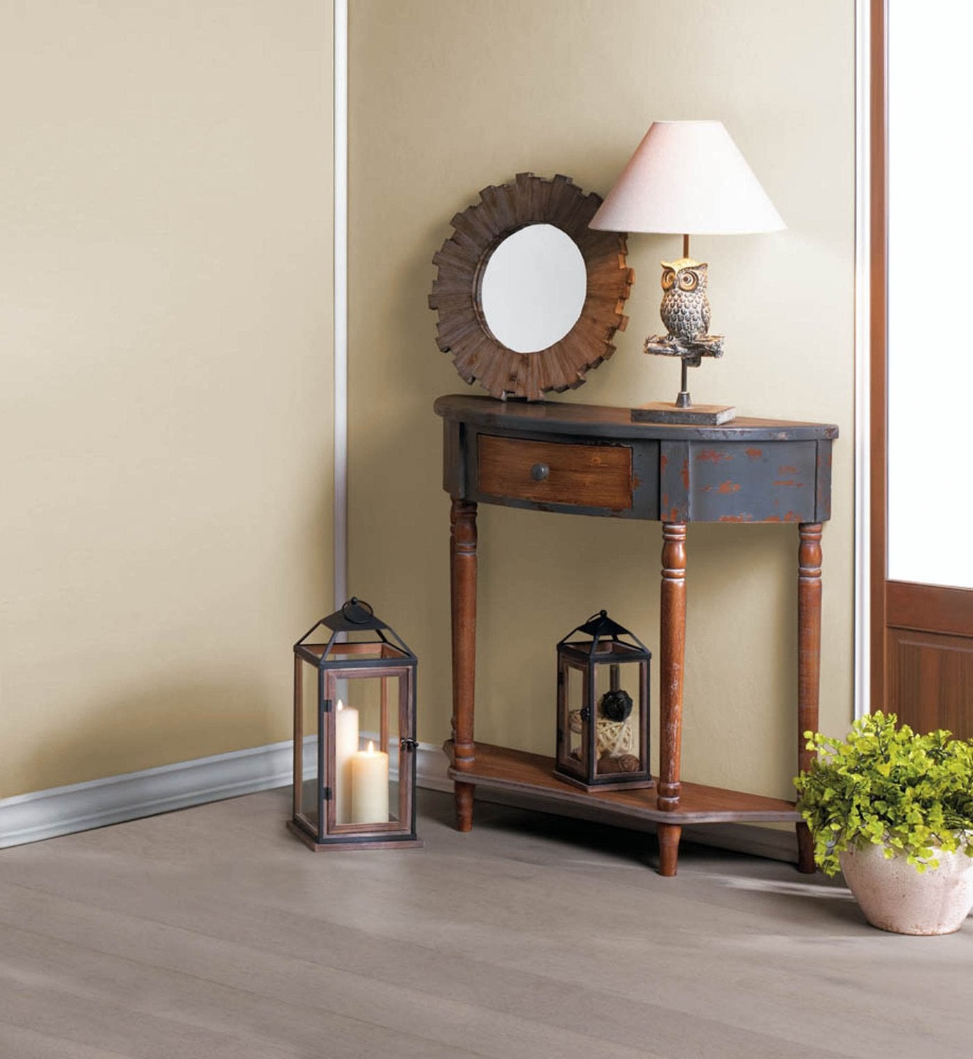 Elegant Perched Owl Table Lamp