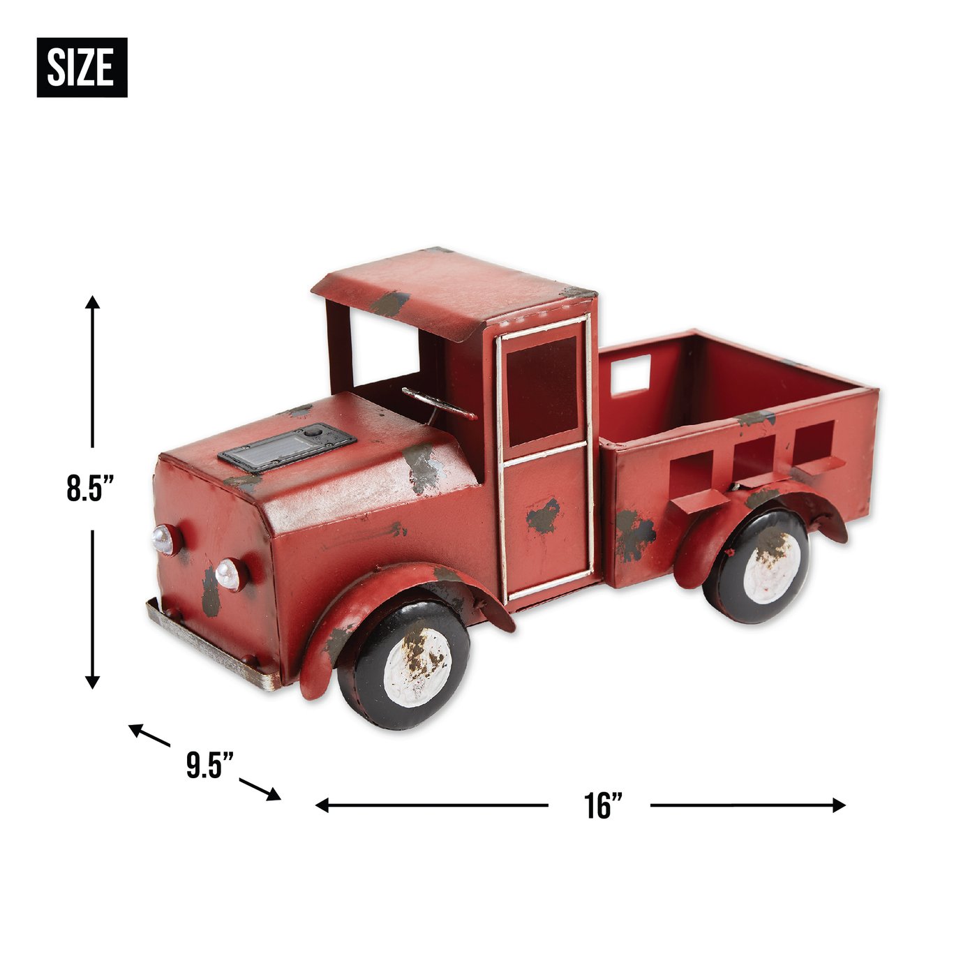 Red Truck Solar Light Planter