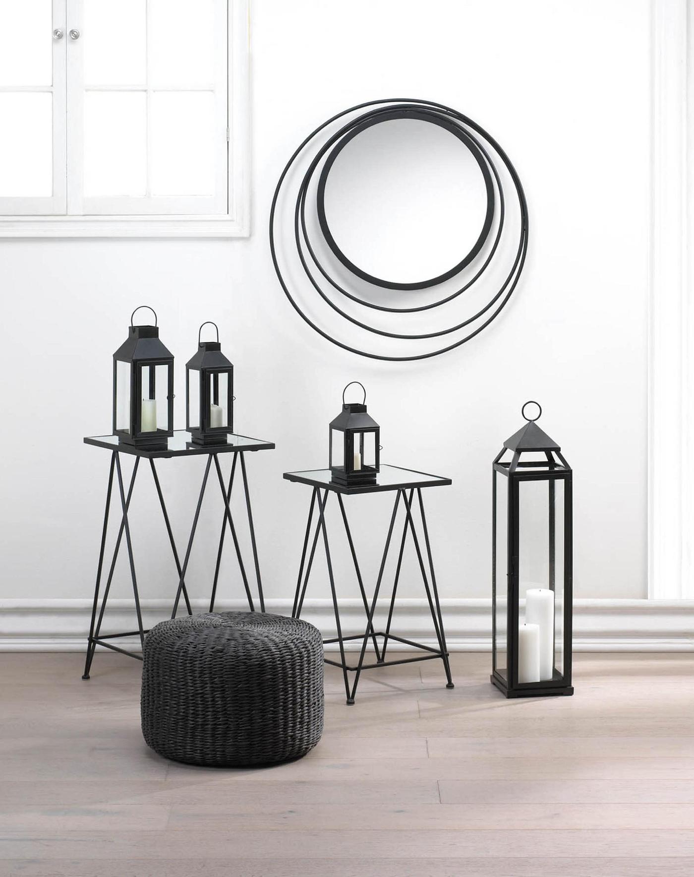 Three Ring Wall Mirror