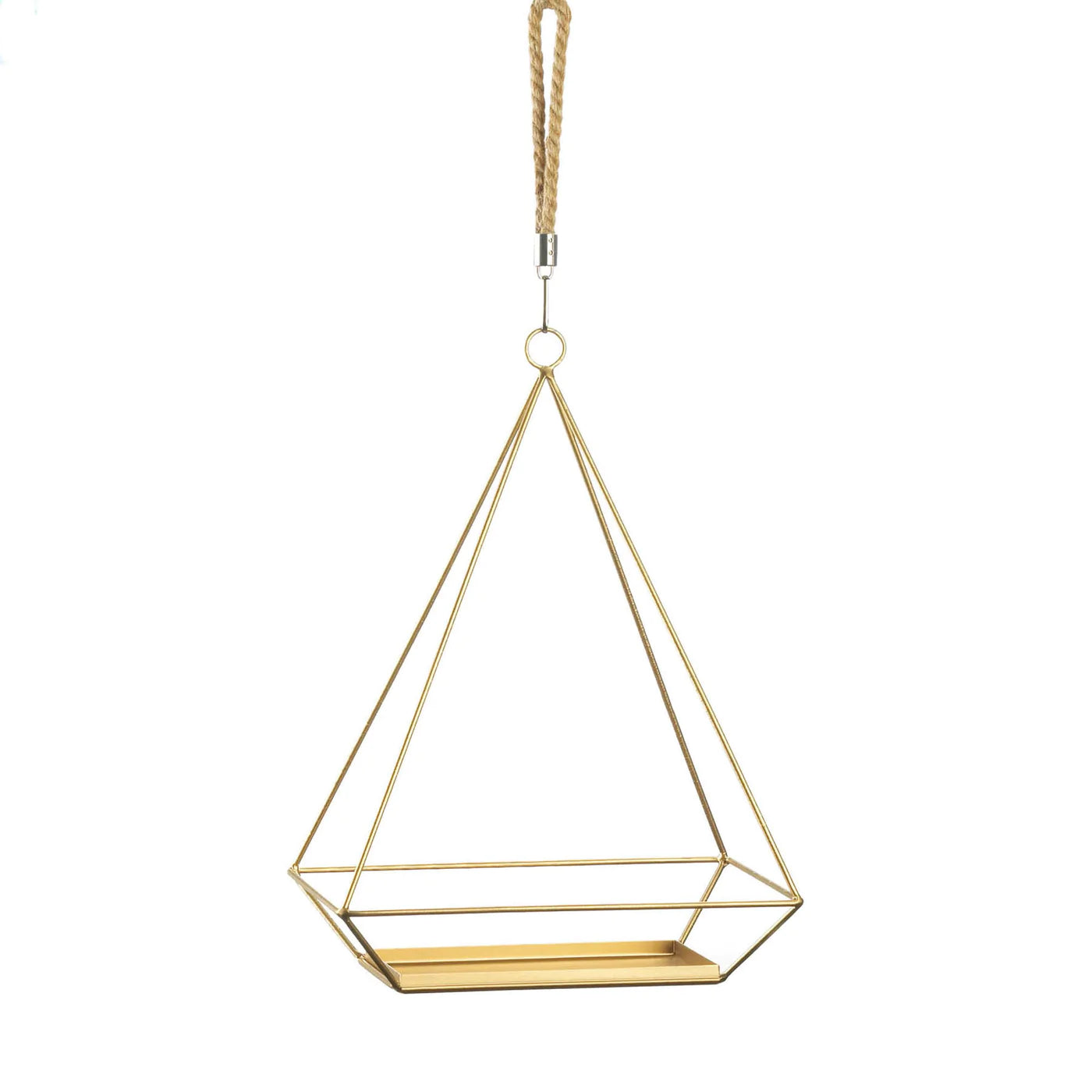 Hanging Plant Holder With Rectangle Base