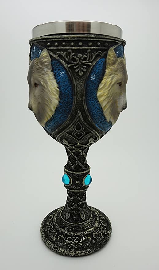 Lone Wolf Goblet Celtic Magic