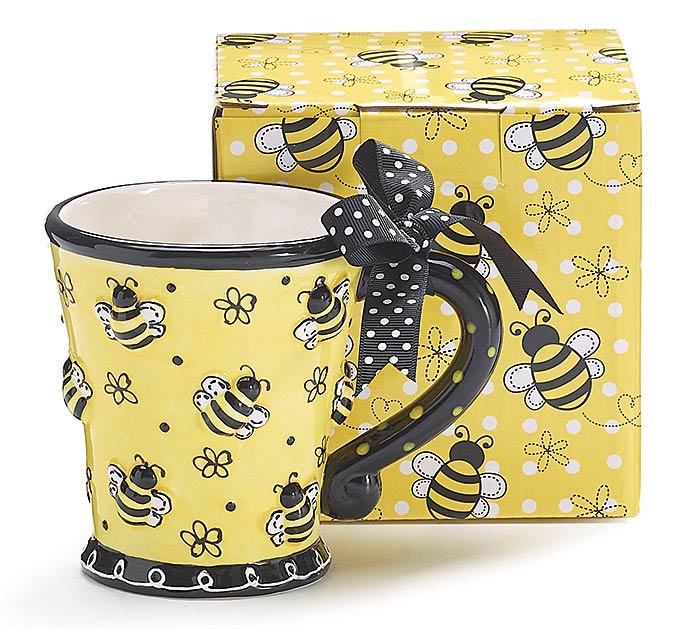 Mug Bee Days With Raised Bees