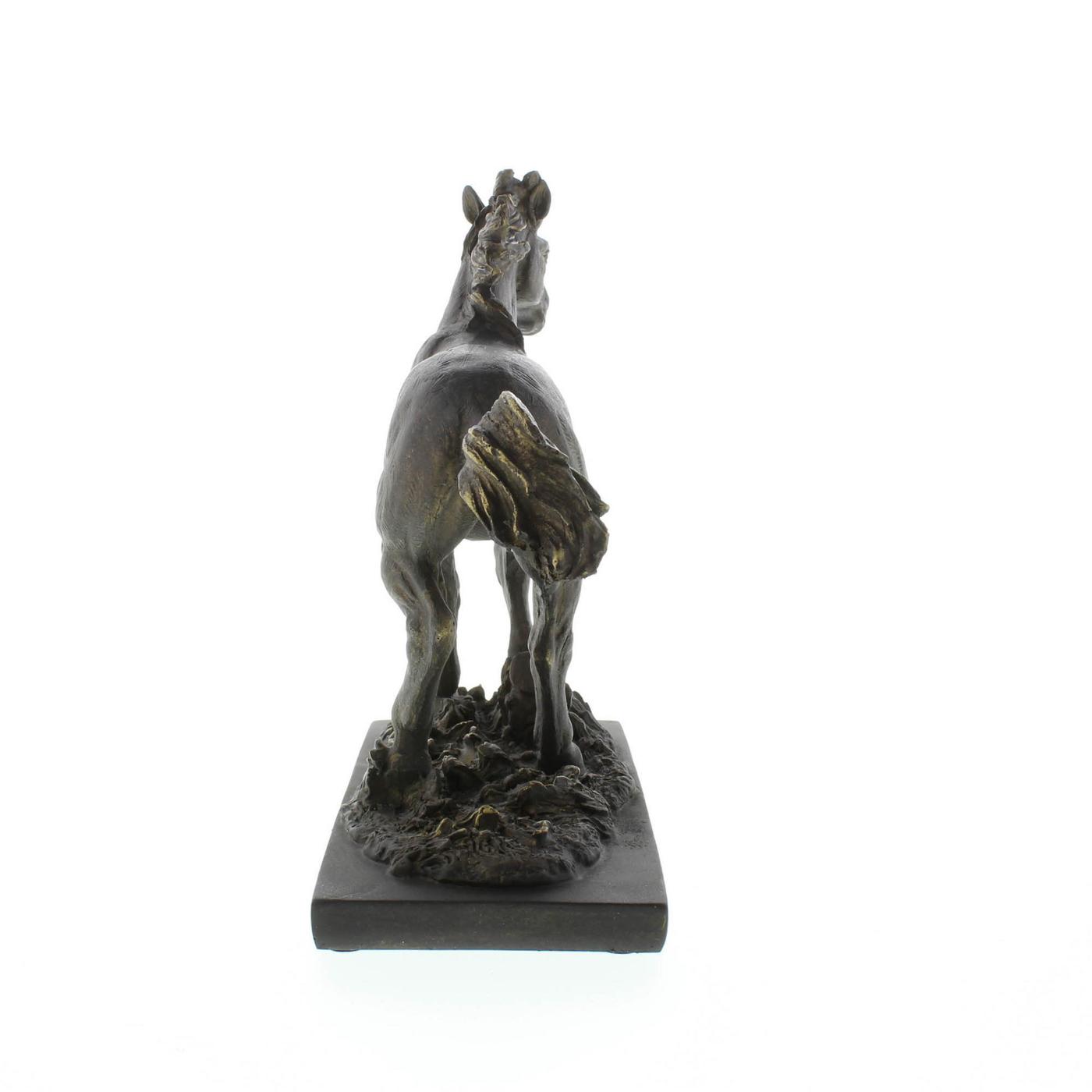 Wild Stallion Galloping Horse Figure Statue