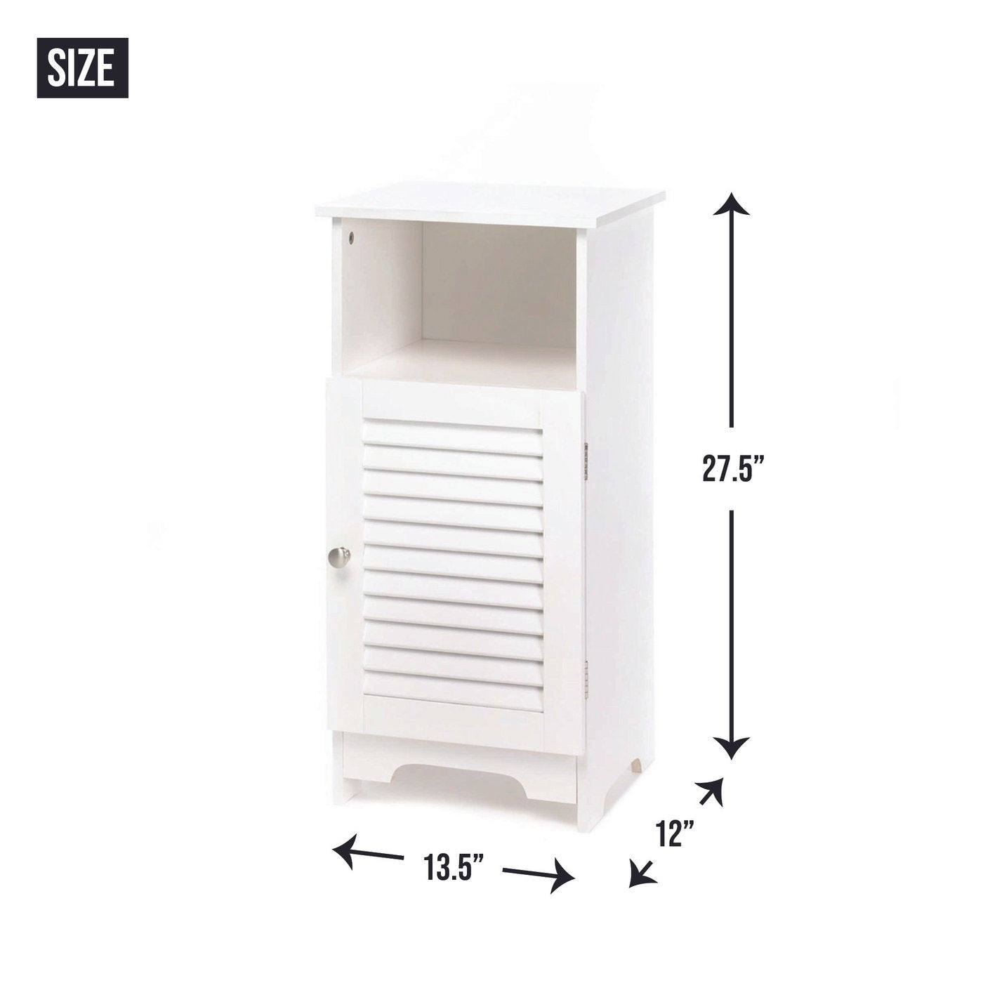 White Nantucket Storage Cabinet