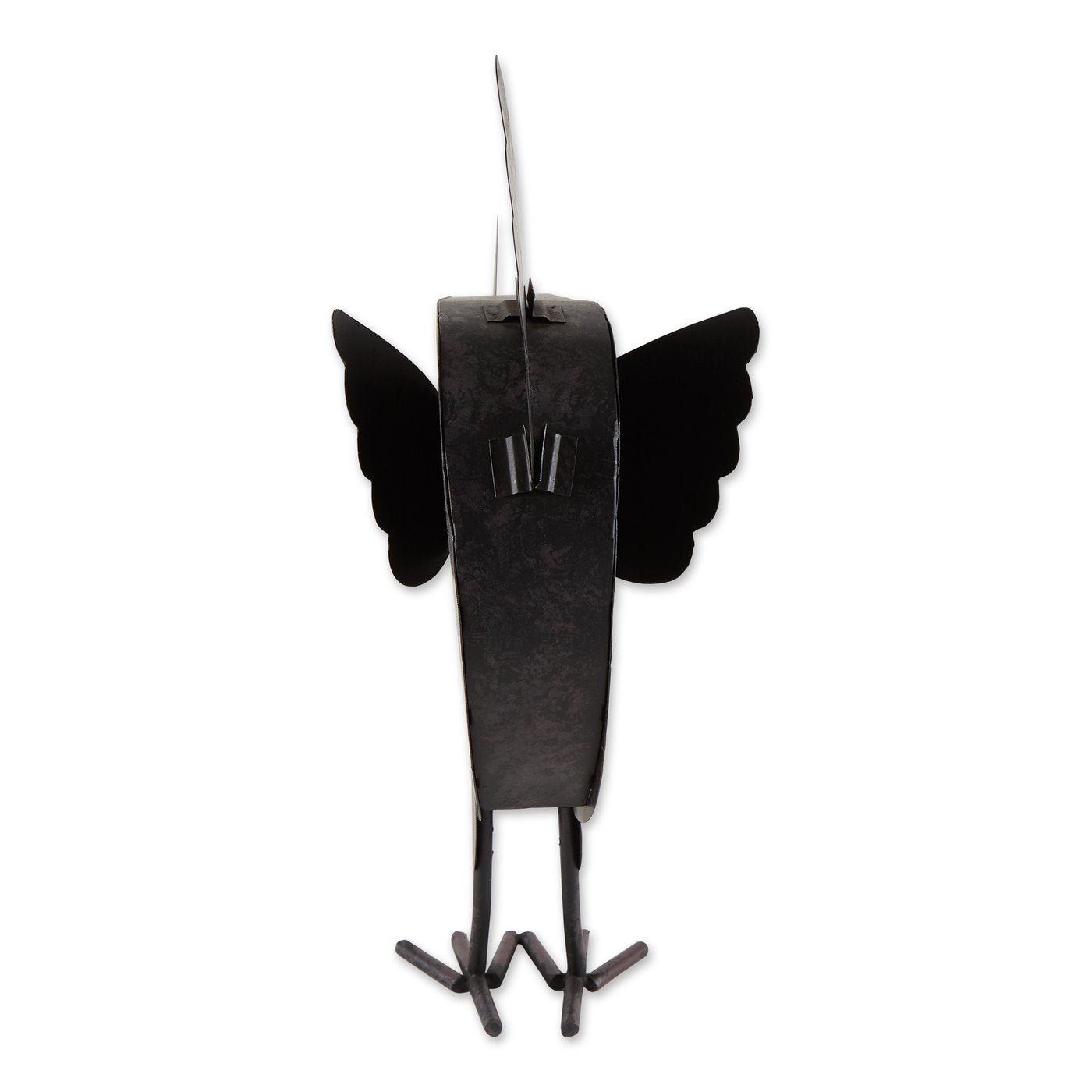 Black Hen With Chicks Sculpture