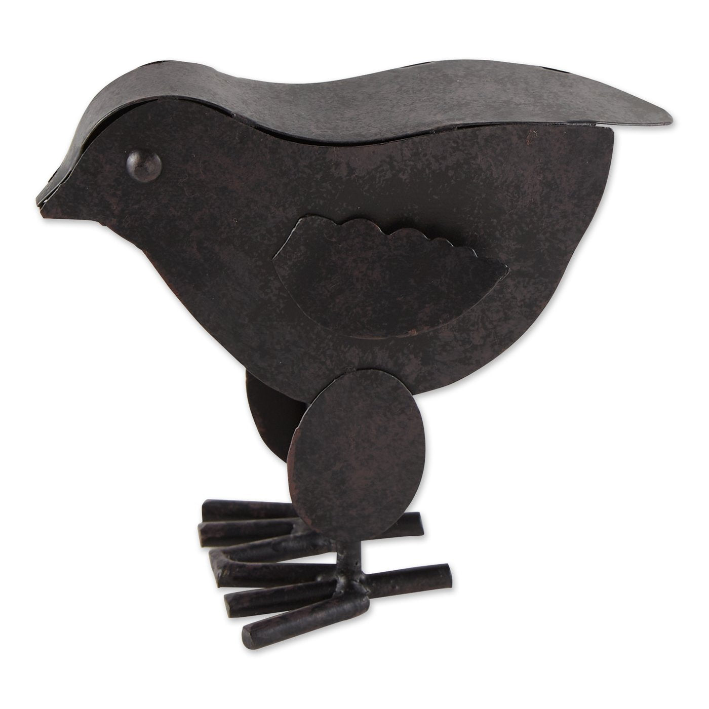 Black Hen With Chicks Sculpture