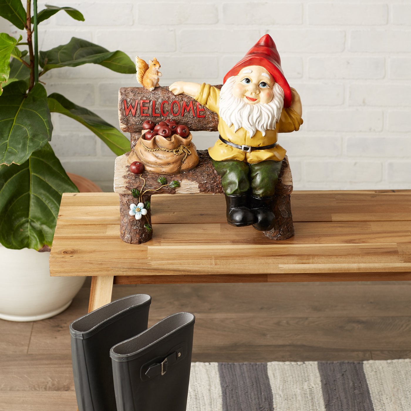 Garden Gnome Greeting Sign