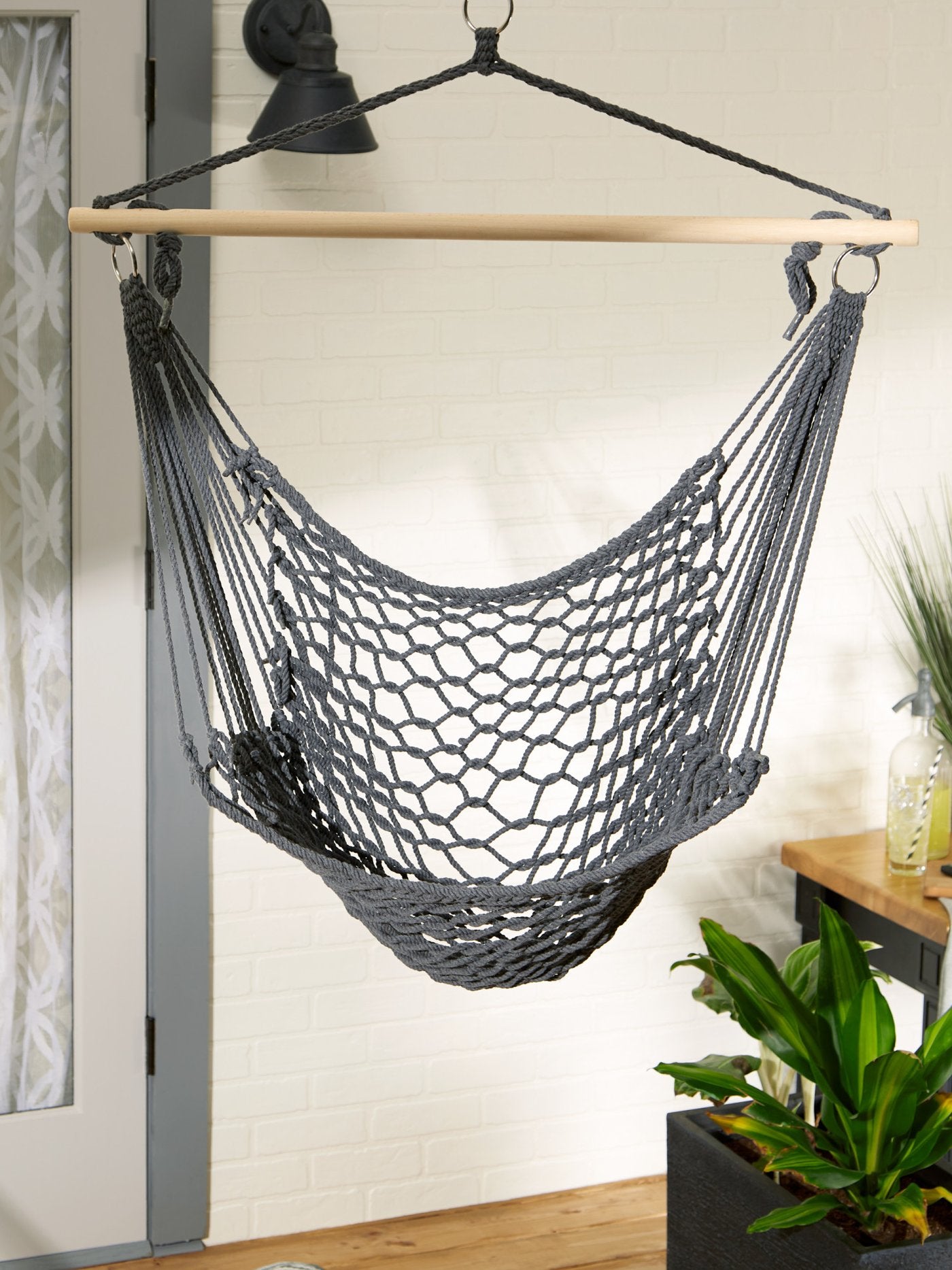Cotton Wood Gray Hammock Chair