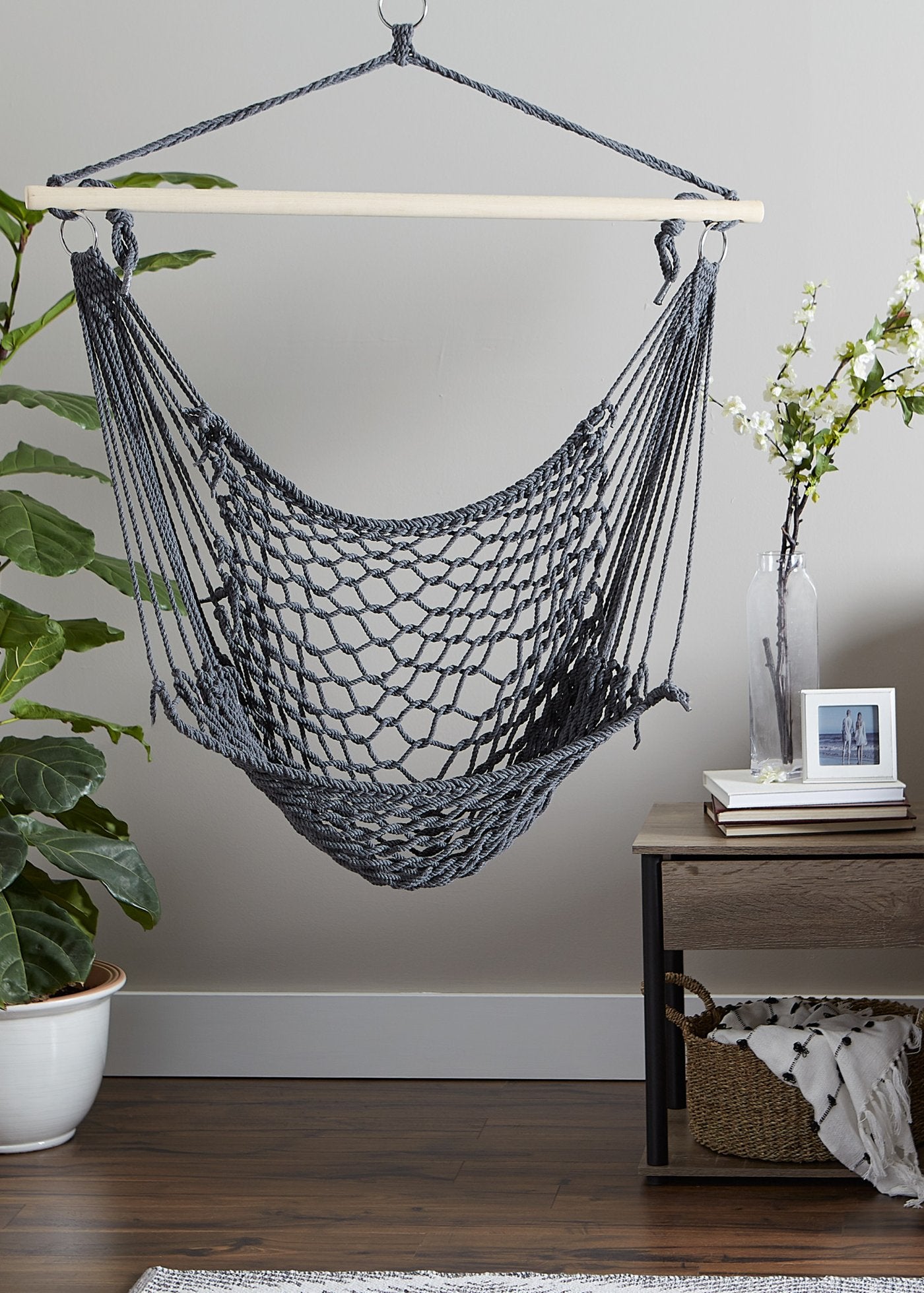 Cotton Wood Gray Hammock Chair