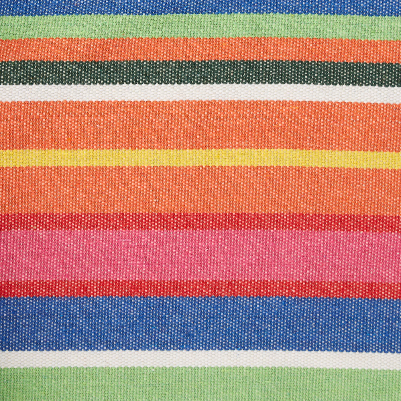 Summer Stripe Hammock Chair With Fringe Trim