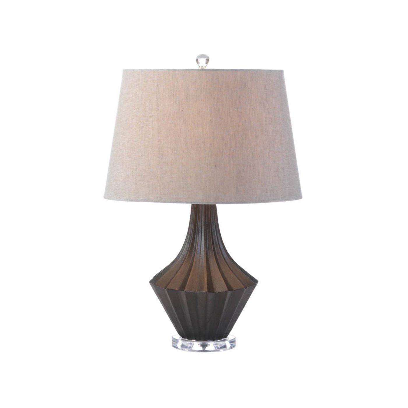 Mason Black and Gray Table Lamp