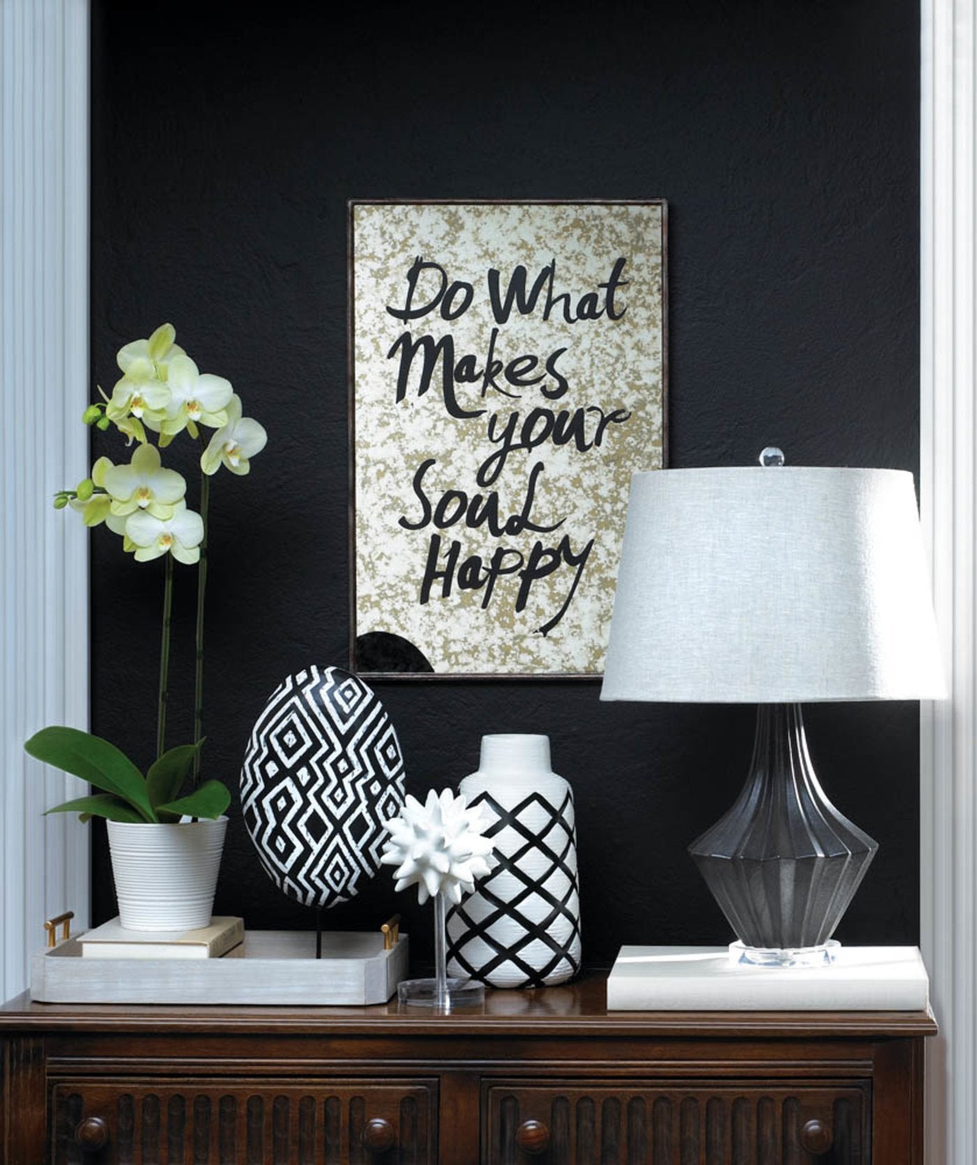 Mason Black and Gray Table Lamp