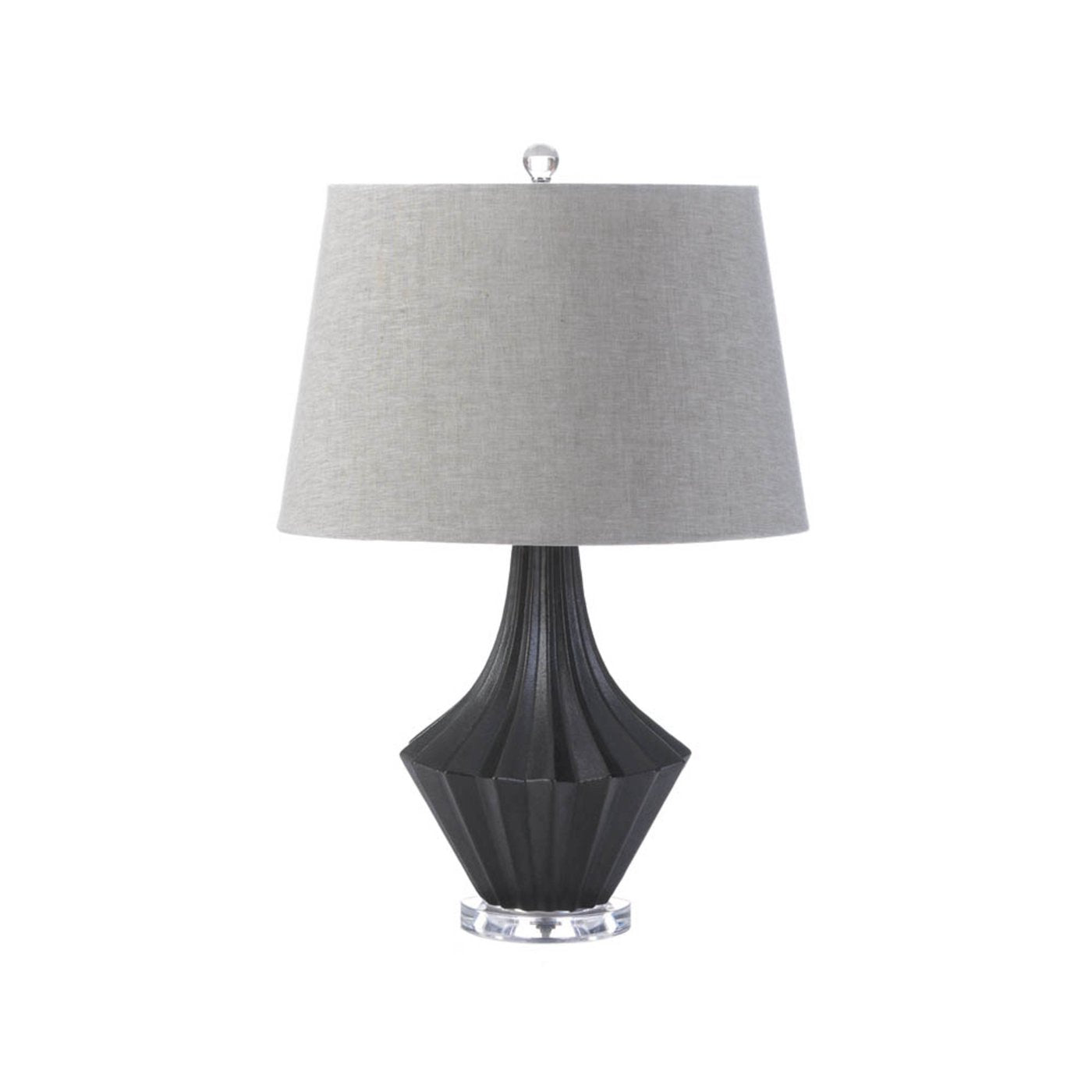 Mason Black and Gray Table Lamp