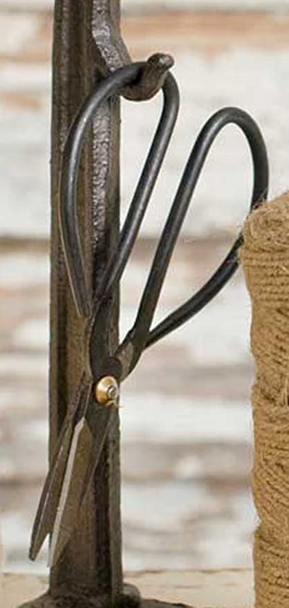 Vintage Cast Iron String And Shears Set